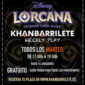 Juego semanal friendly Lorcana (17:00-19:50)