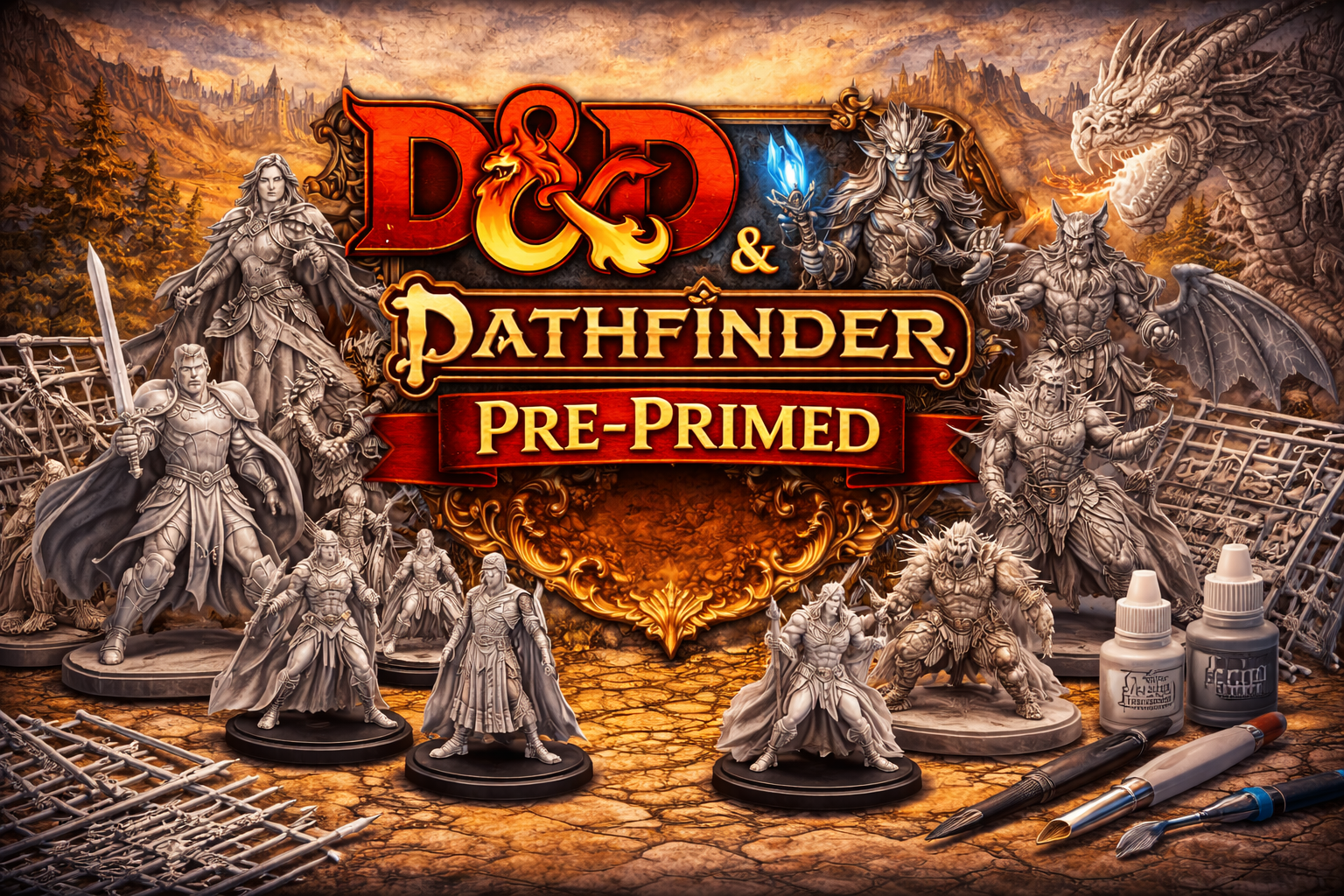 D&D/Pathfinder Pre-Primed