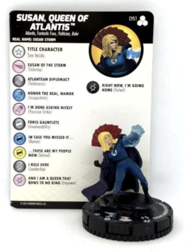 Marvel HeroClix Fantastic Four Future Foundation: 051 Susan, Queen of Atlantis