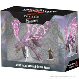 D&D ICONS OF THE REALMS: SPELLJAMMER ADULT SOLAR DRAGON & PRINCE XELETH (SET 24) D&D ICONS OF THE REALMS: SPELLJAMMER ADULT SOLAR DRAGON & PRINCE XELETH (SET 24)