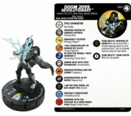 Marvel HeroClix Fantastic Four: 060 Doom 2099, Revolutionary