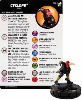 Cyclops #102 X-Men Regenesis Marvel Heroclix