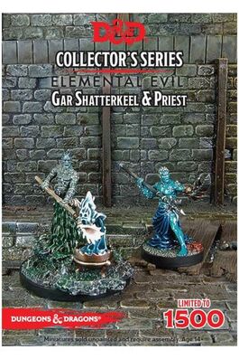 D&D Collectors Series Miniatures Miniaturas sin pintar Gar Shatterkeel & Water Priest D&D Collectors Series Miniatures Miniaturas sin pintar Gar Shatterkeel & Water Priest