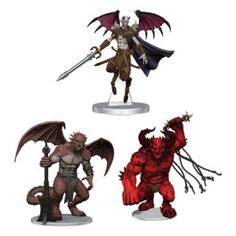 D&D Icons of the Realms Miniaturas prepintadas Archdevils - Hutijin, Moloch, Titivilus D&D Icons of the Realms Miniaturas prepintadas Archdevils - Hutijin, Moloch, Titivilus