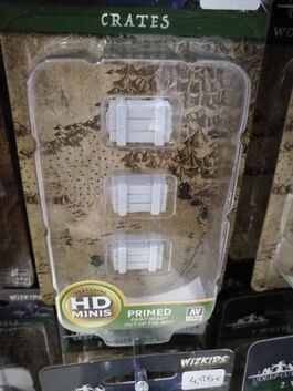 D&D / Dungeons / Pathfinder Unpainted Minis: Crates D&D / Dungeons / Pathfinder Unpainted Minis: Crates