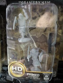 D&D / Dungeons / Pathfinder Unpainted Minis: Infantry Men D&D / Dungeons / Pathfinder Unpainted Minis: Infantry Men