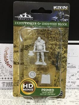 WizKids Deep Cuts Miniatures: Executioner & Chopping Block