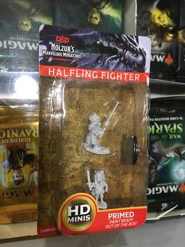 D&D / Dungeons / Pathfinder Unpainted Minis: Male Halfling Fighter D&D / Dungeons / Pathfinder Unpainted Minis: Male Halfling Fighter