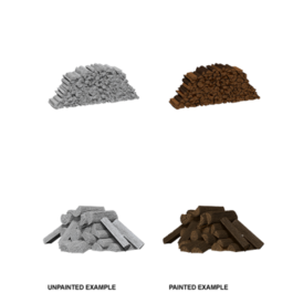 WizKids Deep Cuts Unpainted Miniatures - Piles of Wood