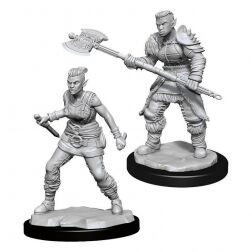 D&D Nolzur's Marvelous Miniatures - Orc Barbarian Female D&D Nolzur's Marvelous Miniatures - Orc Barbarian Female