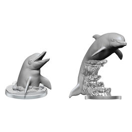 WizKids Deep Cuts Miniaturas sin pintar Dolphins