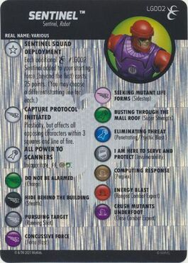 Sentinel #LG002 Marvel Heroclix: X-Men Rise and Fall Legacy Card