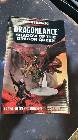 D&D ICONS OF THE REALMS: DRAGONLANCE KANSALDI ON RED DRAGON (SET 25) - EN D&D ICONS OF THE REALMS: DRAGONLANCE KANSALDI ON RED DRAGON (SET 25) - EN