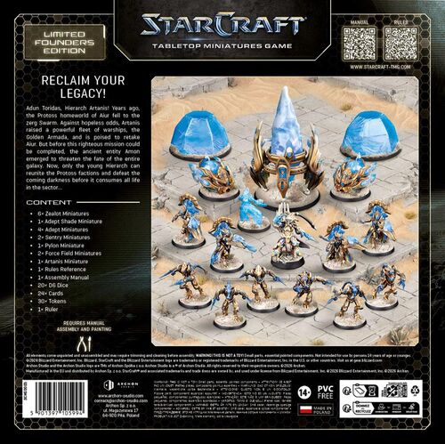 StarCraft® The Miniatures Game - Protoss Starter Set Founders Edition - EN