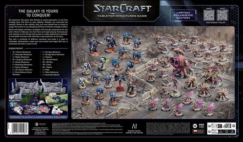 STARCRAFT® THE MINIATURES GAME - TWO PLAYER STARTER SET FOUNDERS EDITION - EN