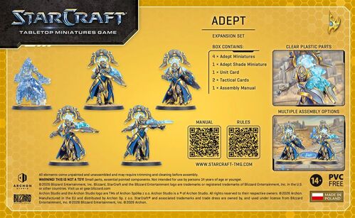 STARCRAFT® THE MINIATURES GAME - ADEPT - PROTOSS - EXPANSION SET - EN