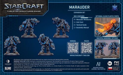 STARCRAFT® THE MINIATURES GAME - MARAUDER - TERRAN - EXPANSION SET - EN