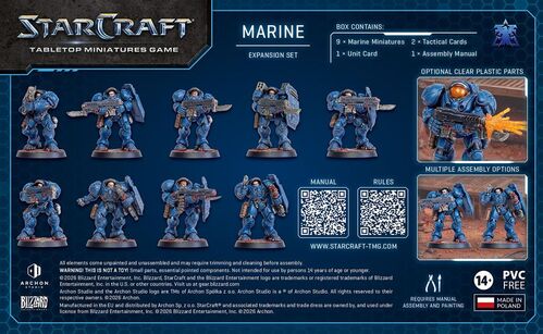 STARCRAFT® THE MINIATURES GAME - MARINE - TERRAN - EXPANSION SET - EN