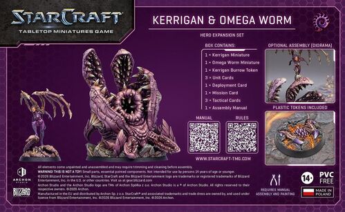 STARCRAFT® THE MINIATURES GAME - KERRIGAN (PRIMAL KERRIGAN) - ZERG - HERO EXPANSION SET - EN