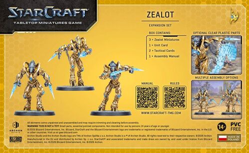 STARCRAFT® THE MINIATURES GAME - ZEALOT - PROTOSS - EXPANSION SET - EN