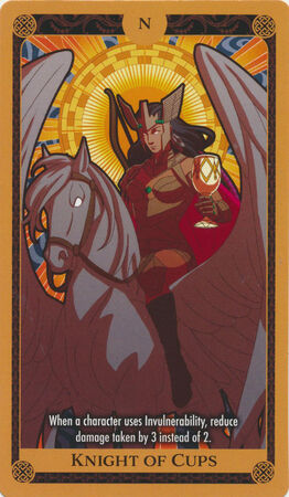 Knight of Cups X of Swords Marvel Heroclix Tarot Card
