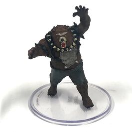 Monster Manual Collection 2 #31a Werebear (Brown) (U)