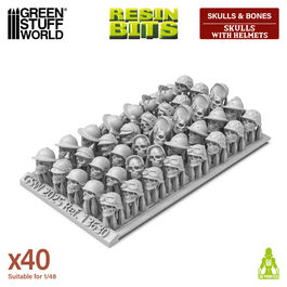 Cráneos con cascos 1:48 Cráneos con cascos 1:48