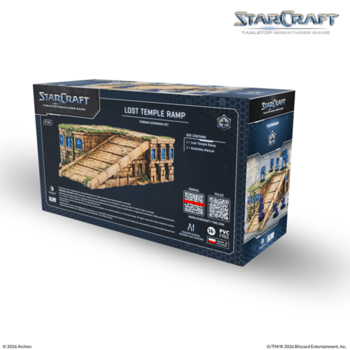 StarCraft® The Miniatures Game - Lost Temple Ramp - Terrain Expansion Set - EN