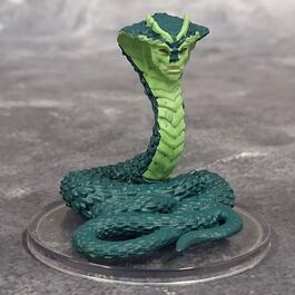 Adventures in Faerun #27b Guardian Naga (Teal/Bright Green) (U)