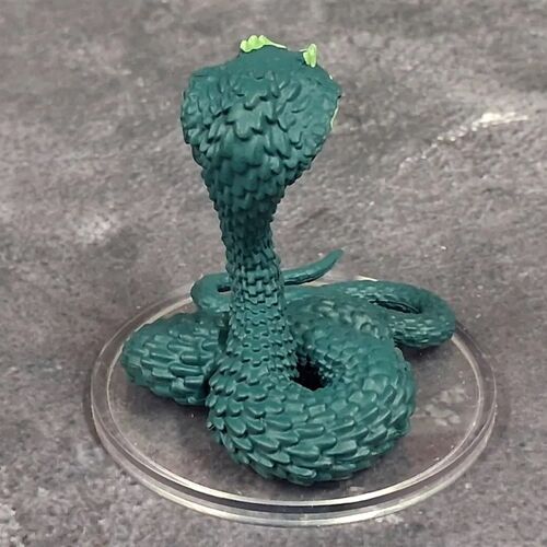 Adventures in Faerun #27b Guardian Naga (Teal/Bright Green) (U)