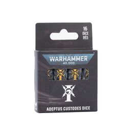 WARHAMMER 40000: ADEPTUS CUSTODES DICE WARHAMMER 40000: ADEPTUS CUSTODES DICE