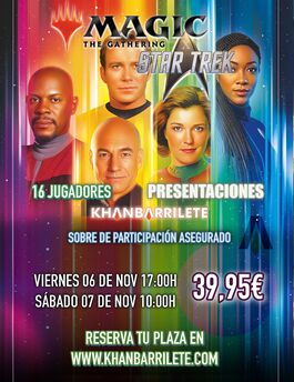 Presentación MTG Star Trek (Viernes 06/11/2026, 17:00 h.)