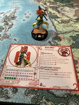 Figura Marvel Heroclix JEAN GREY - HG001 Hellfire Gala Premium Collection