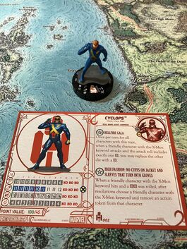 Figura Marvel Heroclix CYCLOPS - HG002 Hellfire Gala Premium Collection