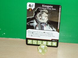 DICE MASTERS MARVEL Amazing Spider-Man - 140 Kingpin DICE MASTERS MARVEL Amazing Spider-Man - 140 Kingpin