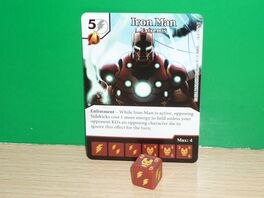 MARVEL DICE MASTERS Civil War (inglés) - 136 Iron Man MARVEL DICE MASTERS Civil War (inglés) - 136 Iron Man