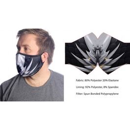 Wild Bangarang Face Mask - BLACK DRAGON Size M Wild Bangarang Face Mask - BLACK DRAGON Size M