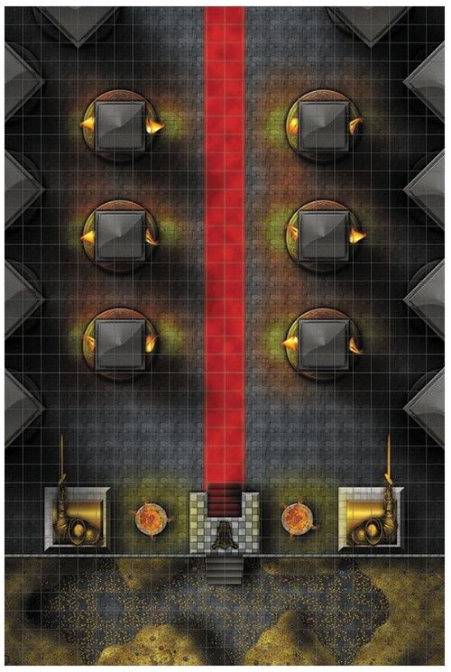 Wizkids Locations: RPG Premium Map - Throne Room (NO SE ENVÍA)