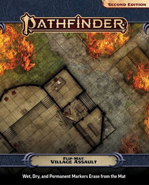 PATHFINDER FLIP-MAT: VILLAGE ASSAULT