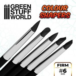 Pinceles Silicona - Tamaño 6 - NEGRO FIRM Pinceles Silicona - Tamaño 6 - NEGRO FIRM