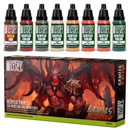 Set Pintura - Skulls & Blood Set Pintura - Skulls & Blood