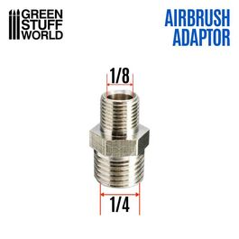 Adaptador Aerografo Macho 1/4' a 1/8'