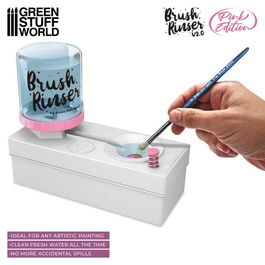 Brush Rinser - Dispensador de agua Rosa Brush Rinser - Dispensador de agua Rosa