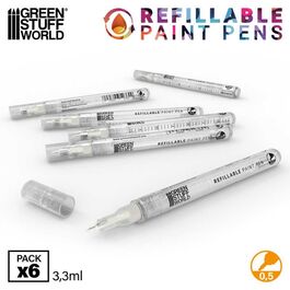 Rotuladores recargables 0.5 (Pack x6) Rotuladores recargables 0.5 (Pack x6)