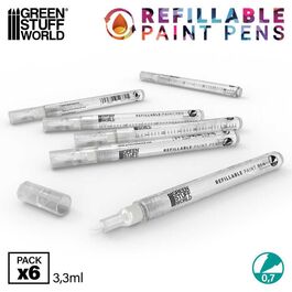 Rotuladores recargables 0.7 (Pack x6) Rotuladores recargables 0.7 (Pack x6)