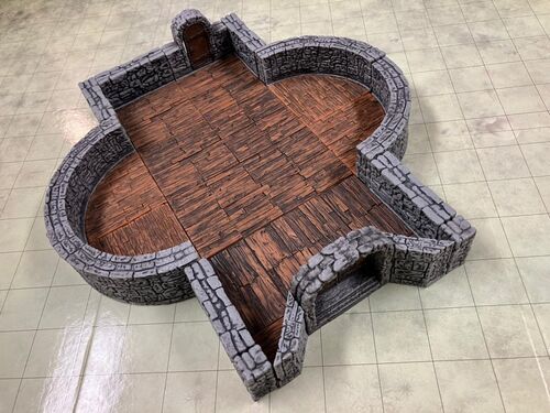 Estructura dungeon Warlock 8x4 + capillas