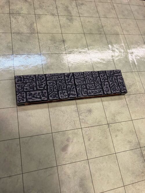 Pieza Warlock Baldosa 4x1 (pieza a doble cara, madera/piedra)