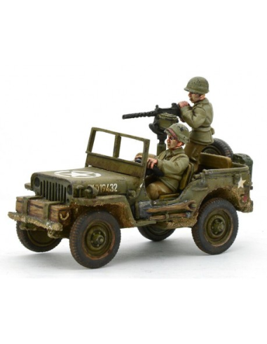 BOLT ACTION - US ARMY JEEP WITH 30 CAL MMG - EN