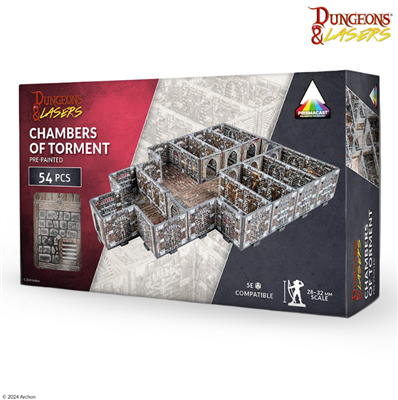 DUNGEONS & LASERS - CHAMBERS OF TORMENT: PRE-PAINTED - EN