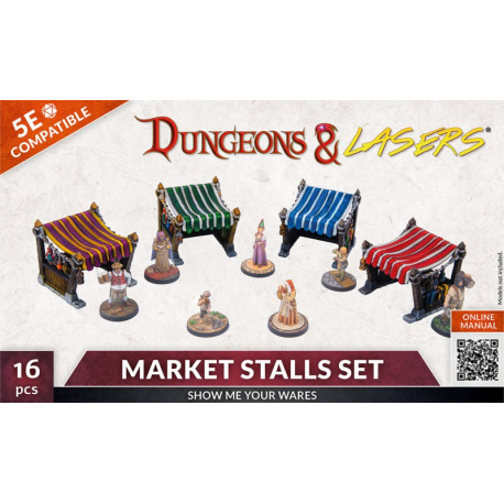 MARKET STALLS SET - DUNGEONS & LASERS